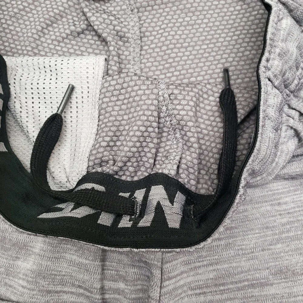 Nike Shorts Mens Large Gray Dri-Fit Drawstring‎ Pockets